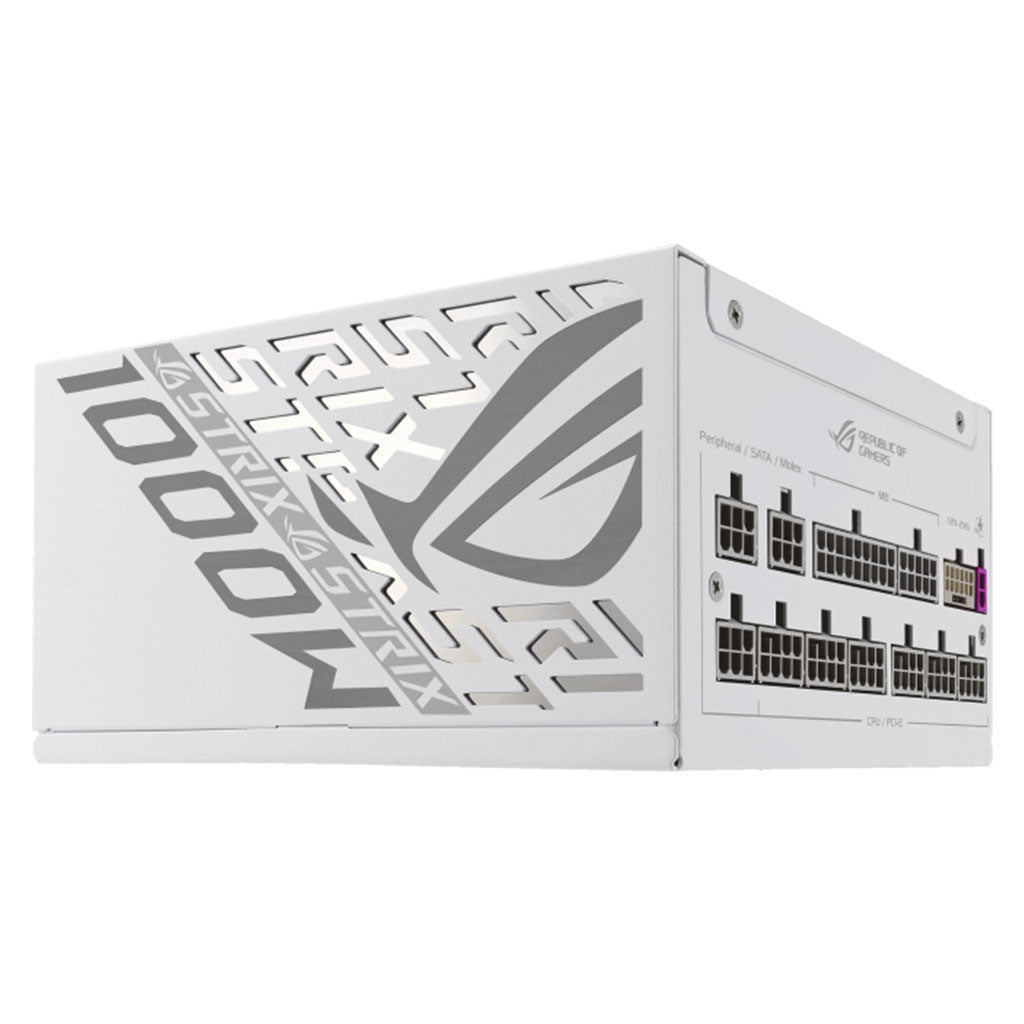 ASUS ROG Strix 1000W 80+ Platinum Fully Modular Power Supply - White with ROG Equalizer Cable(ROG-STRIX-1000P-GAMING-WHITE-E) - 3