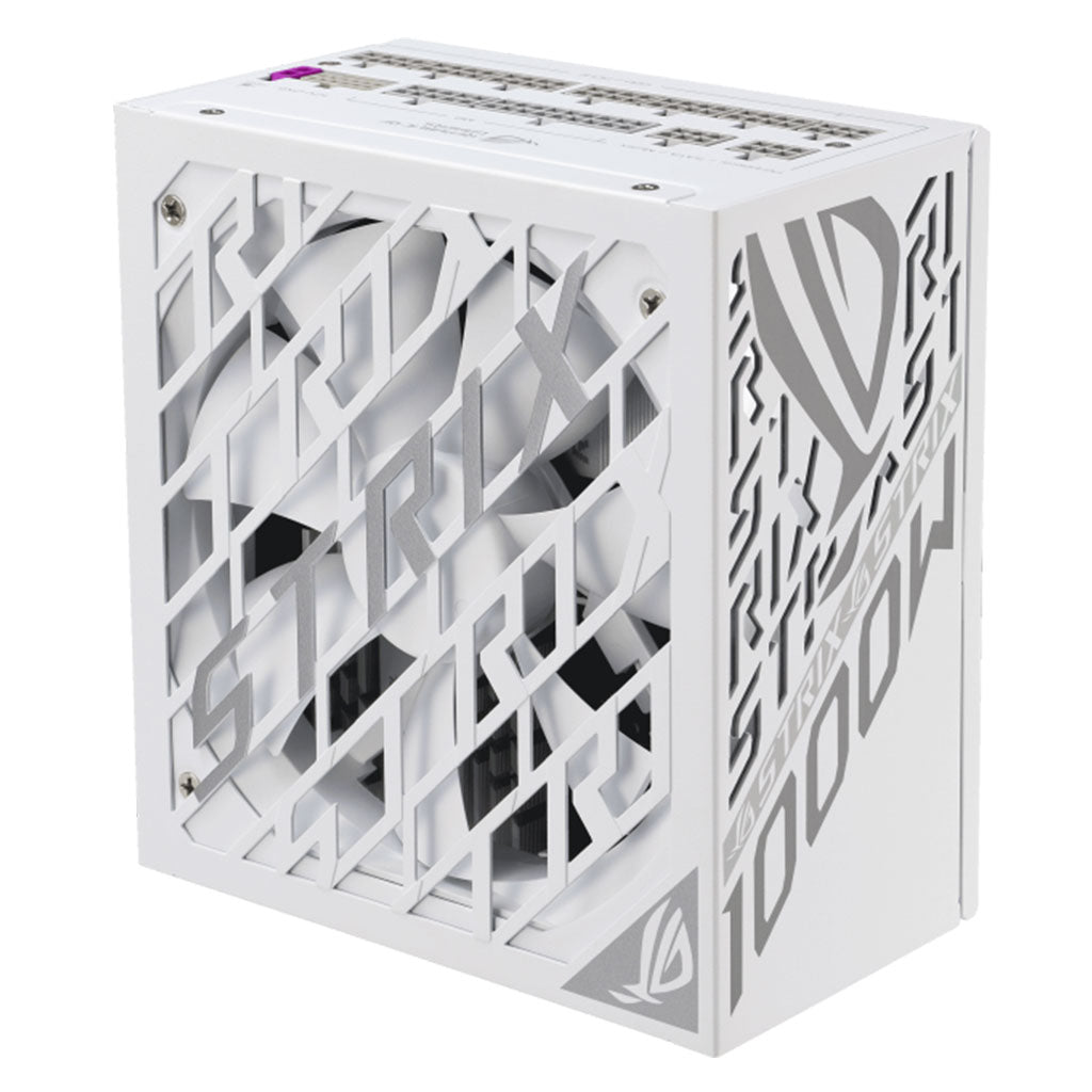 ASUS ROG Strix 1000W 80+ Platinum Fully Modular Power Supply - White with ROG Equalizer Cable(ROG-STRIX-1000P-GAMING-WHITE-E) - 9