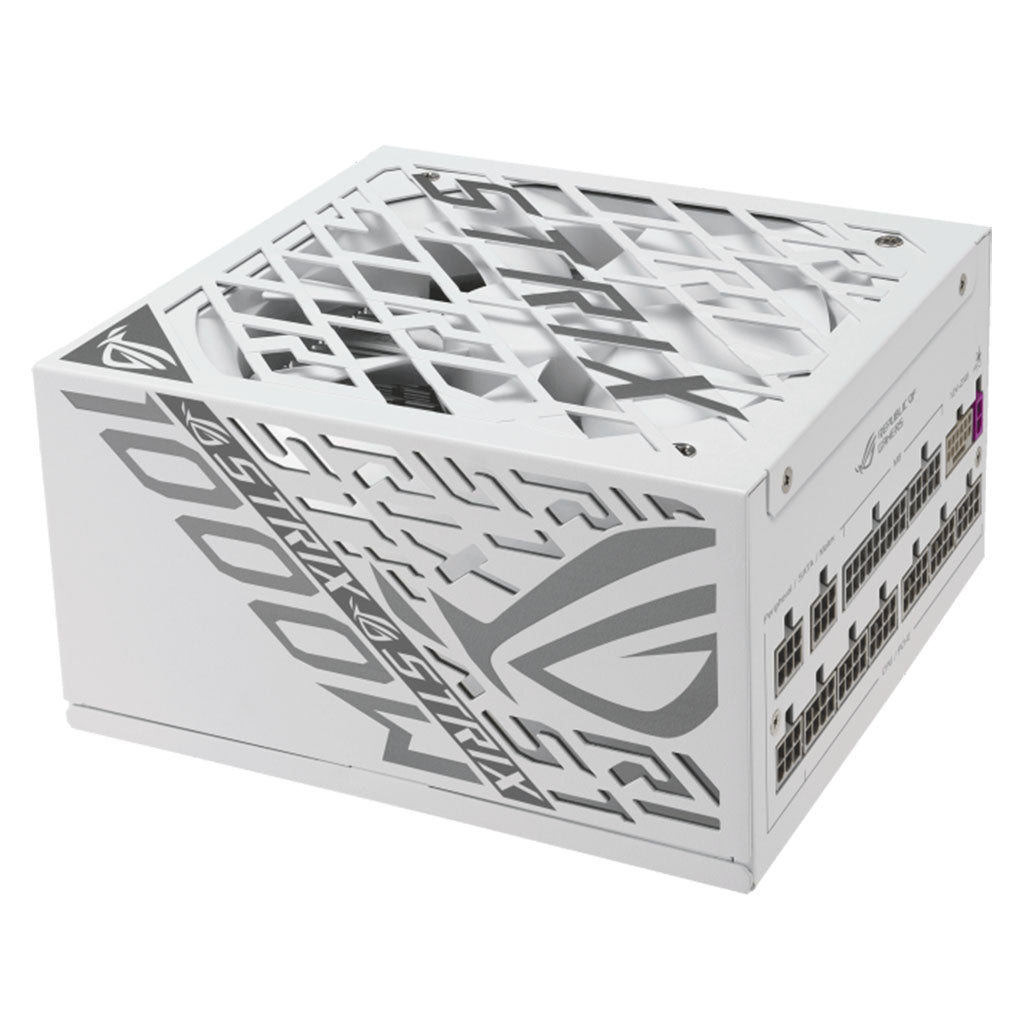 ASUS ROG Strix 1000W 80+ Platinum Fully Modular Power Supply - White with ROG Equalizer Cable(ROG-STRIX-1000P-GAMING-WHITE-E) - 7