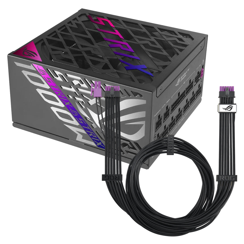 ASUS ROG Strix 1000W 80+ Platinum Fully Modular Power Supply with ROG Equalizer Cable(ROG-STRIX-1000P-GAMING-E) - 2
