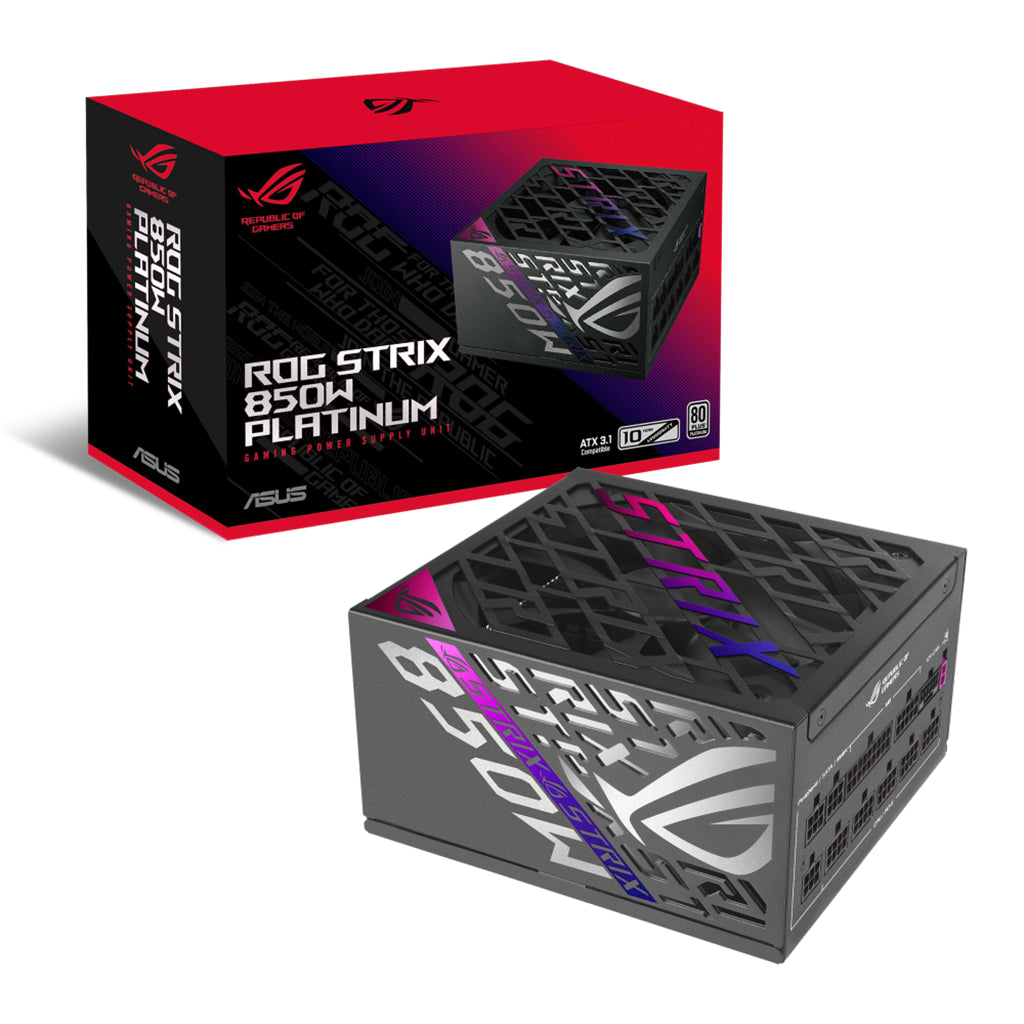 ASUS ROG Strix 850W 80+ Platinum Fully Modular Power Supply(ROG-STRIX-850P-GAMING) - 1