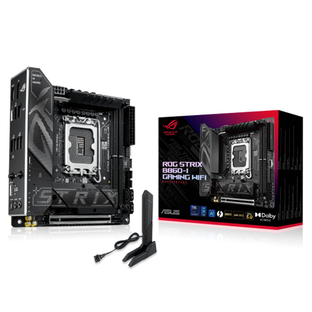 ASUS ROG STRIX B860-I GAMING WIFI Intel LGA 1851 Mini-ITX Motherboard(ROG STRIX B860-I GAMING WIFI) - 1