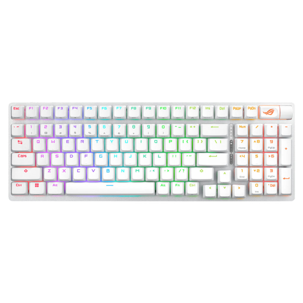 ASUS ROG Strix Scope II 96 Wireless White Mechanical Gaming Keyboard - NX Storm(ROG STRIX SCOPE II 96 WL Storm Switch WHT) - 2