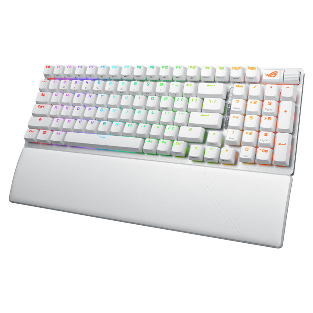ASUS ROG Strix Scope II 96 Wireless White Mechanical Gaming Keyboard - NX Storm(ROG STRIX SCOPE II 96 WL Storm Switch WHT) - 5