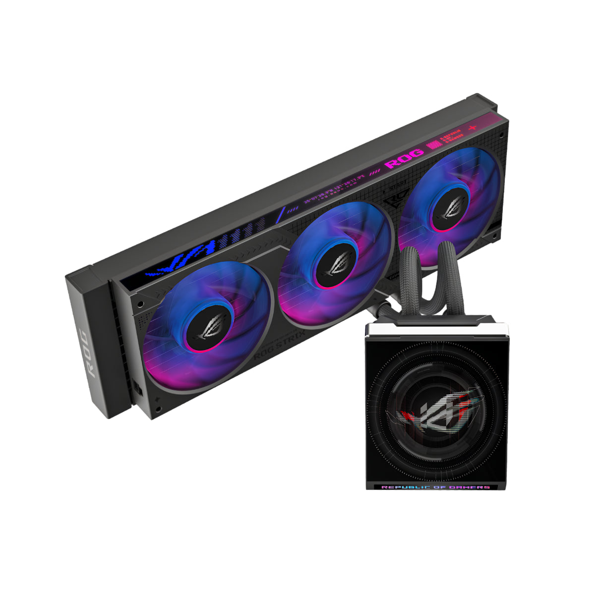ASUS ROG Strix SLC IV 360 ARGB LCD AIO Liquid CPU Cooler(ROG STRIX SLC IV 360 ARGB LCD) - 1