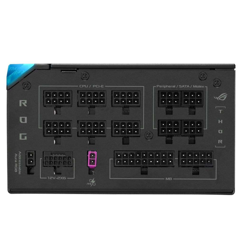 ASUS ROG THOR 1200W Platinum III 80+ Platinum ATX 3.1 PCIe 5.0 Fully Modular Power Supply(ROG-THOR-1200P3-GAMING) - 2