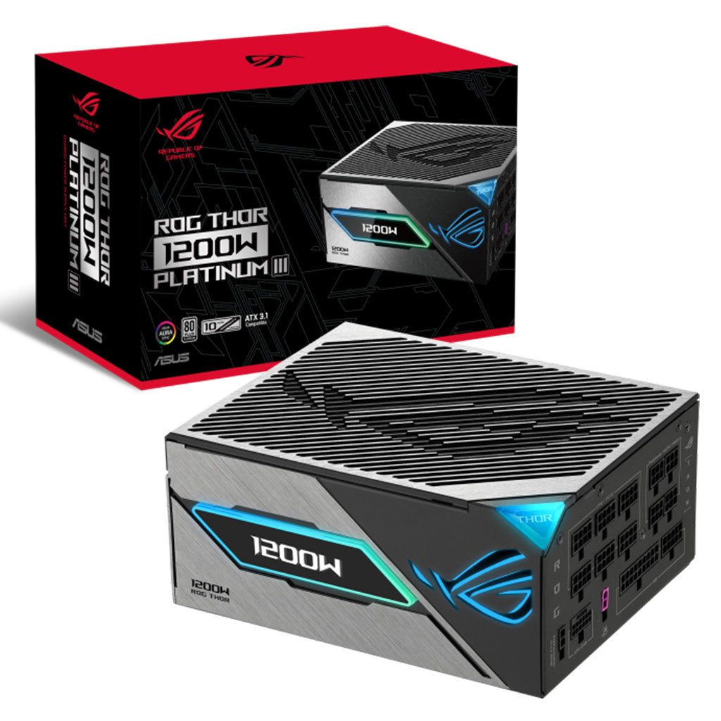 ASUS ROG THOR 1200W Platinum III 80+ Platinum ATX 3.1 PCIe 5.0 Fully Modular Power Supply(ROG-THOR-1200P3-GAMING) - 11