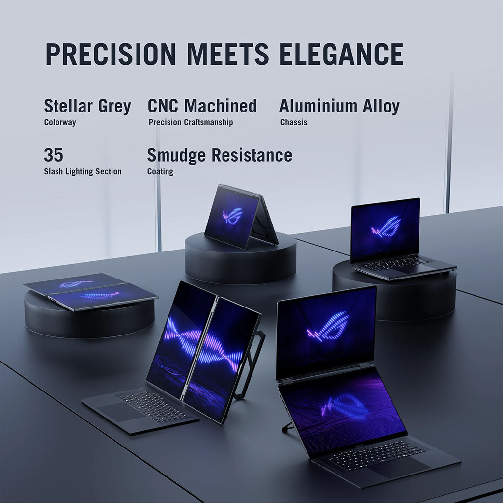ASUS ROG Zephyrus Duo 16" 3K OLED Touch AI Laptop - Ultra 9-386H 64GB 2TB RTX5090 W11H(GX651AX-SR004W) - 6