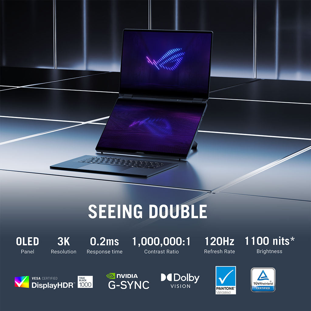 ASUS ROG Zephyrus Duo 16" 3K OLED Touch AI Laptop - Ultra 9-386H 64GB 2TB RTX5090 W11H(GX651AX-SR004W) - 5