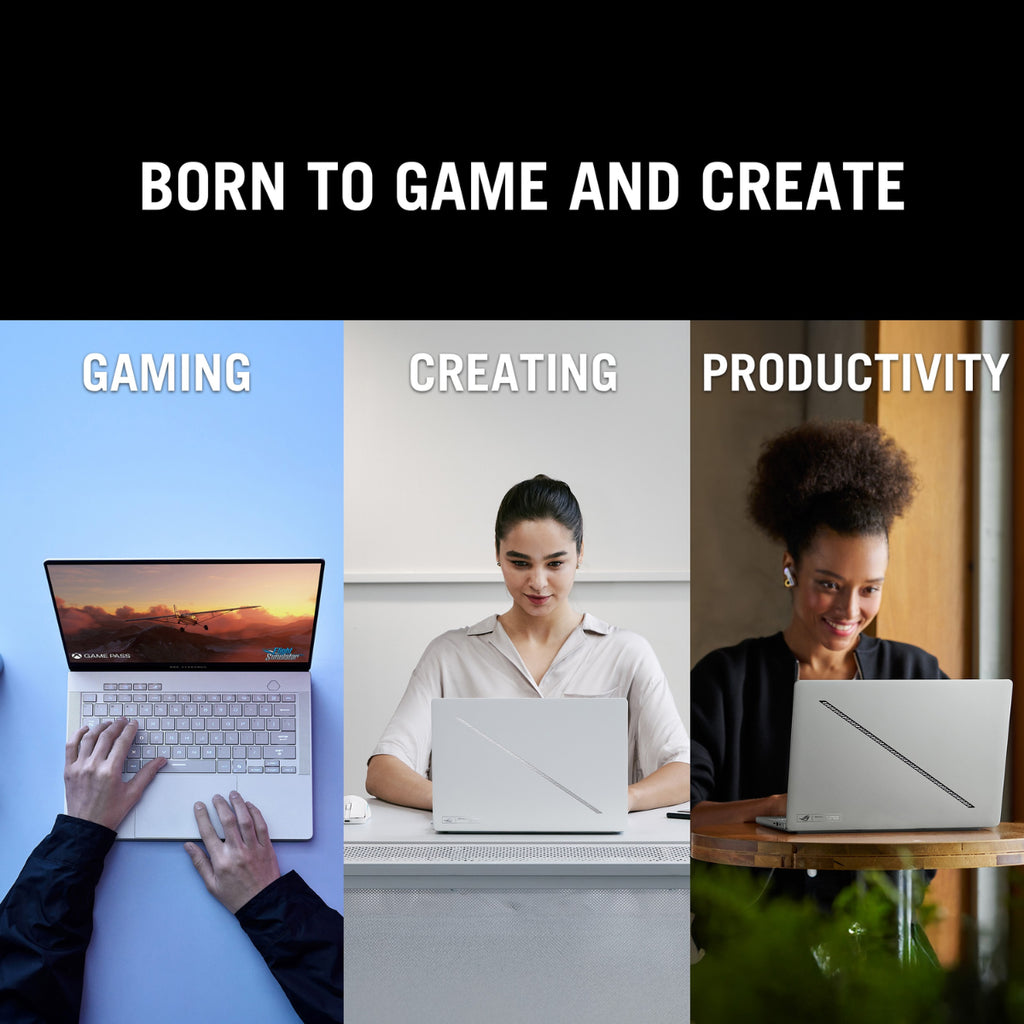 ASUS ROG Zephyrus G14 14" 120Hz 3K Gaming Laptop Ryzen AI 9 465 32GB 1TB RTX 5060 W11H - Eclipse Gray(GA403GM-SY096W) - 18