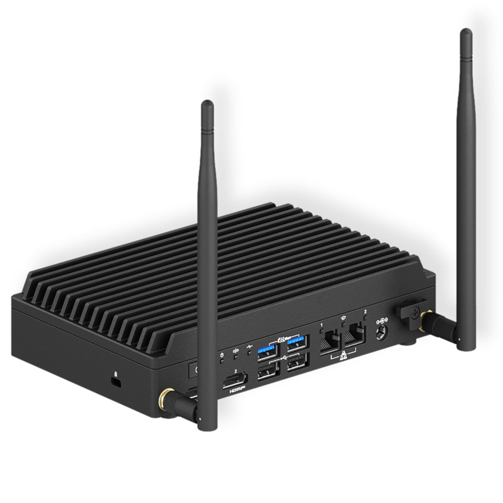 ASUS NUC 13 Rugged Fanless Mini PC Barebone Kit - Intel Atom x7425E 64GB eMMC(BNUC13BRFA400B00I) - 1
