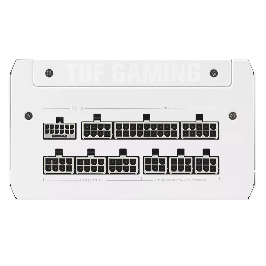 ASUS TUF Gaming 1000W 80+ Gold PCIe 5 ATX3.0 Fully Modular Power Supply - White(TUF-GAMING-1000G-WHITE) - 2
