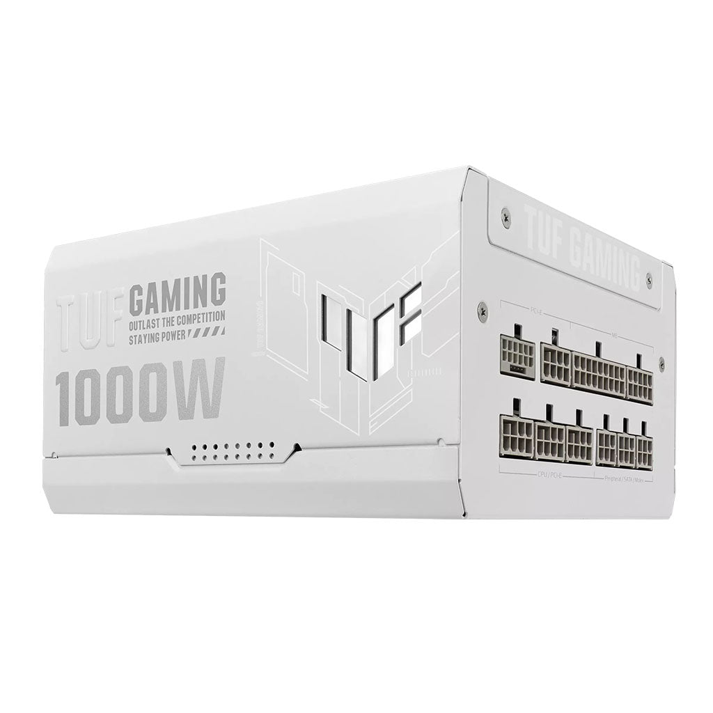 ASUS TUF Gaming 1000W 80+ Gold PCIe 5 ATX3.0 Fully Modular Power Supply - White(TUF-GAMING-1000G-WHITE) - 9
