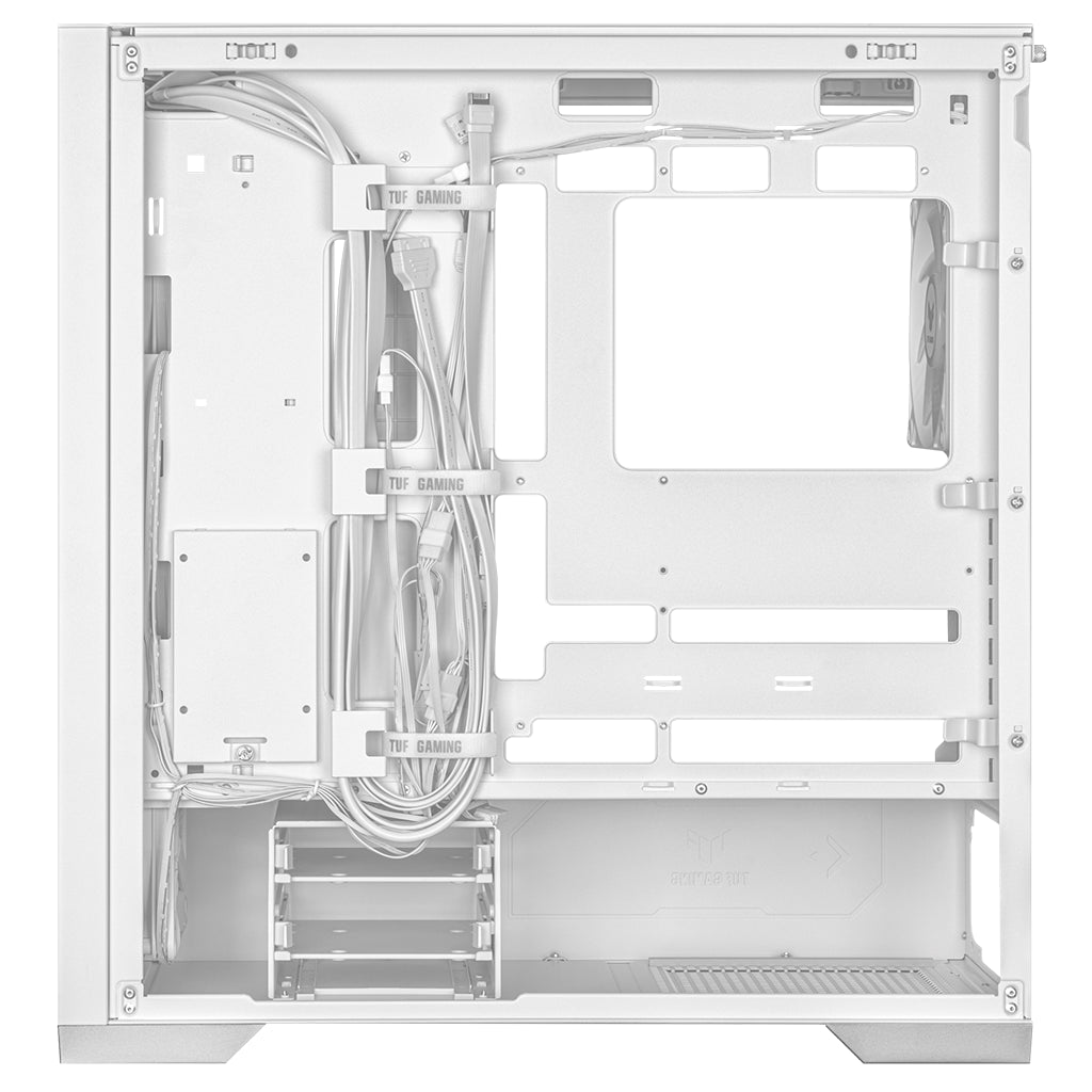 ASUS TUF Gaming GT302 ARGB Mesh & Tempered Glass Mid-Tower E-ATX Case - White(TUF GAMING GT302 ARGB WHITE) - 2