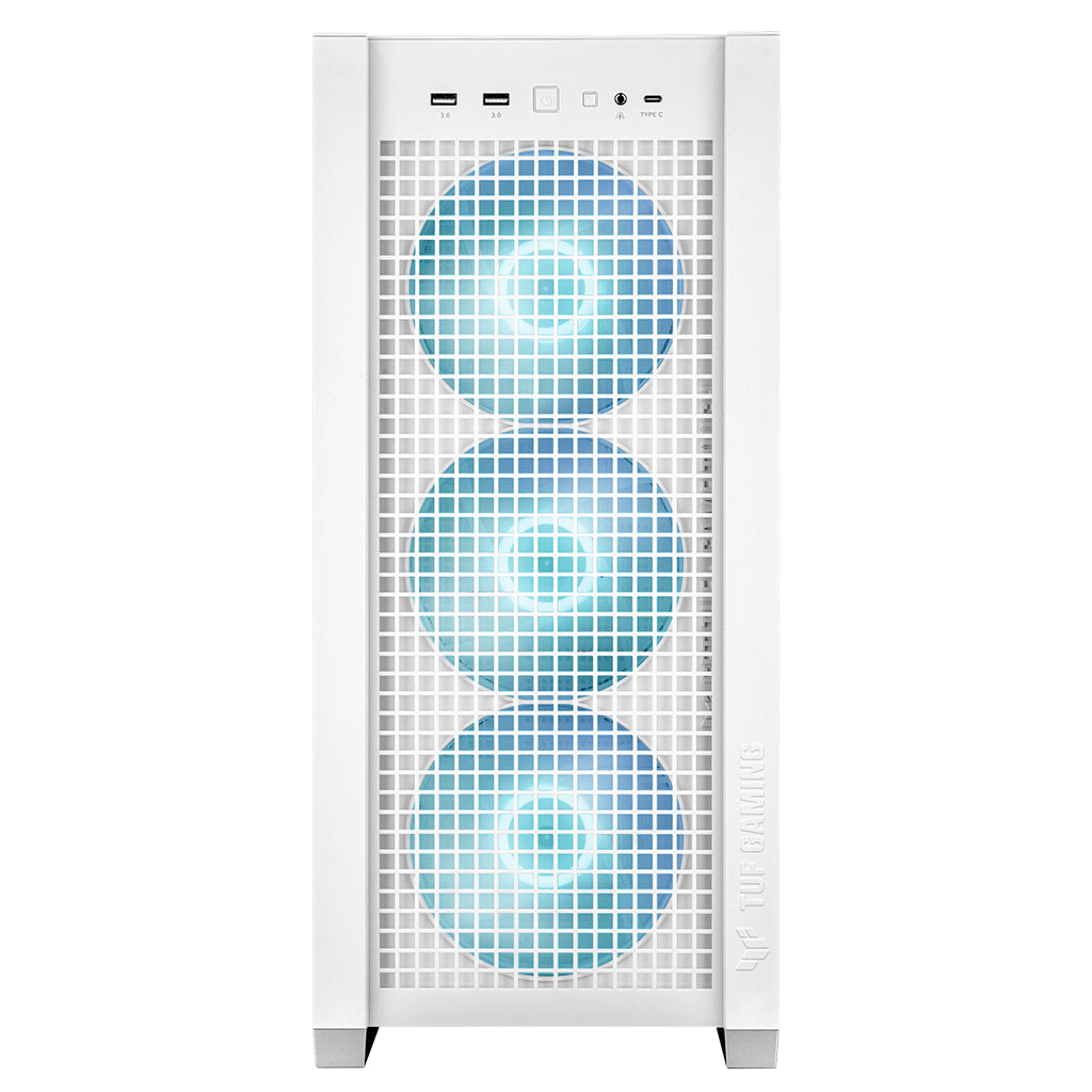 ASUS TUF Gaming GT302 ARGB Mesh & Tempered Glass Mid-Tower E-ATX Case - White(TUF GAMING GT302 ARGB WHITE) - 4