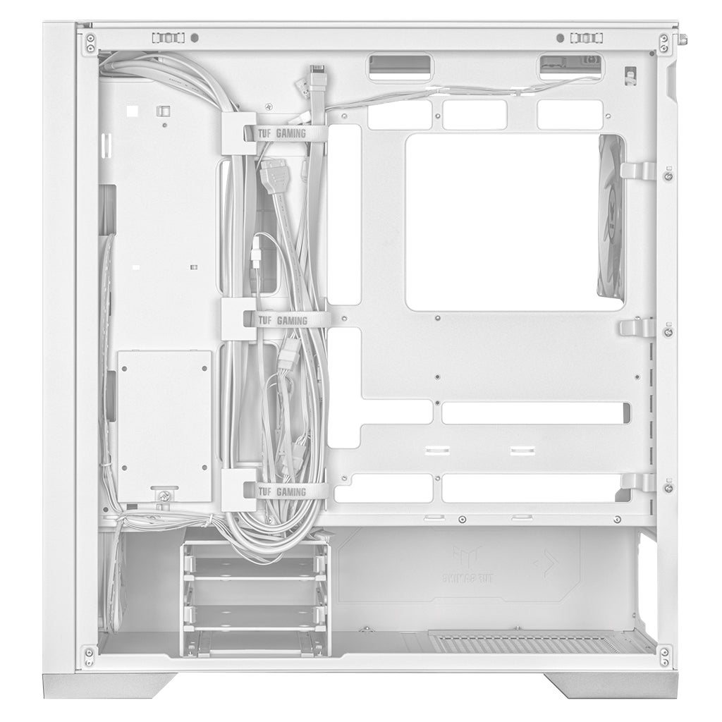 ASUS TUF Gaming GT302 ARGB Mesh & Tempered Glass Mid-Tower E-ATX Case - White(TUF GAMING GT302 ARGB WHITE) - 5
