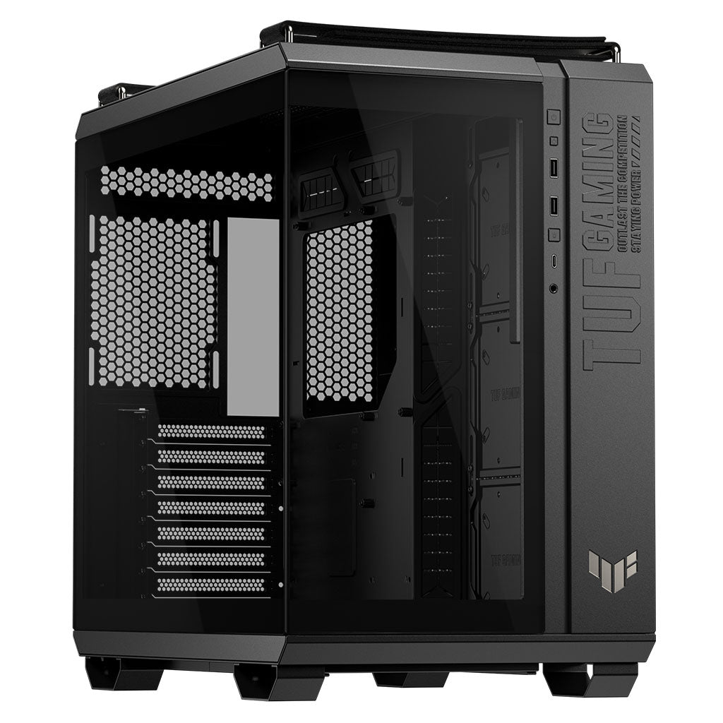 ASUS TUF Gaming GT502 Horizon Tempered Glass Mid-Tower ATX Case - Black(TUF GAMING GT502 HORIZON BLACK) - 4