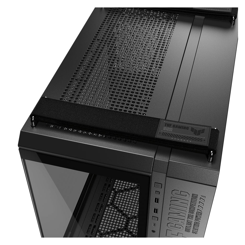 ASUS TUF Gaming GT502 Horizon Tempered Glass Mid-Tower ATX Case - Black(TUF GAMING GT502 HORIZON BLACK) - 5