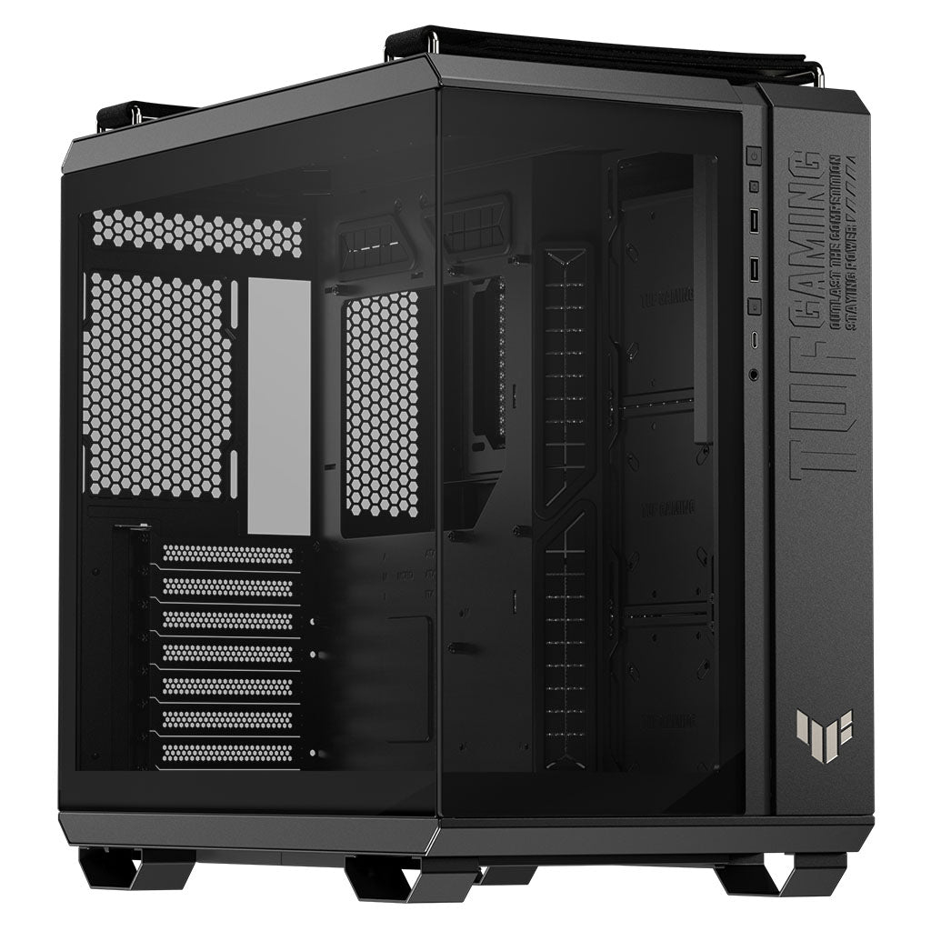 ASUS TUF Gaming GT502 Horizon Tempered Glass Mid-Tower ATX Case - Black(TUF GAMING GT502 HORIZON BLACK) - 1