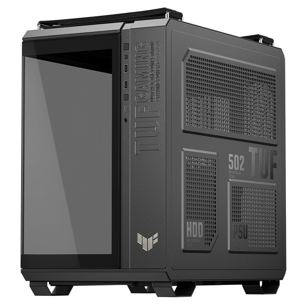 ASUS TUF Gaming GT502 Horizon Tempered Glass Mid-Tower ATX Case - Black(TUF GAMING GT502 HORIZON BLACK) - 6