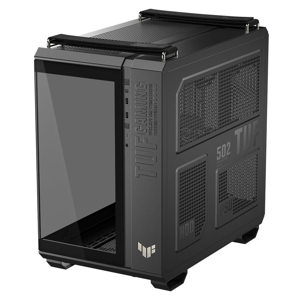 ASUS TUF Gaming GT502 Horizon Tempered Glass Mid-Tower ATX Case - Black(TUF GAMING GT502 HORIZON BLACK) - 11