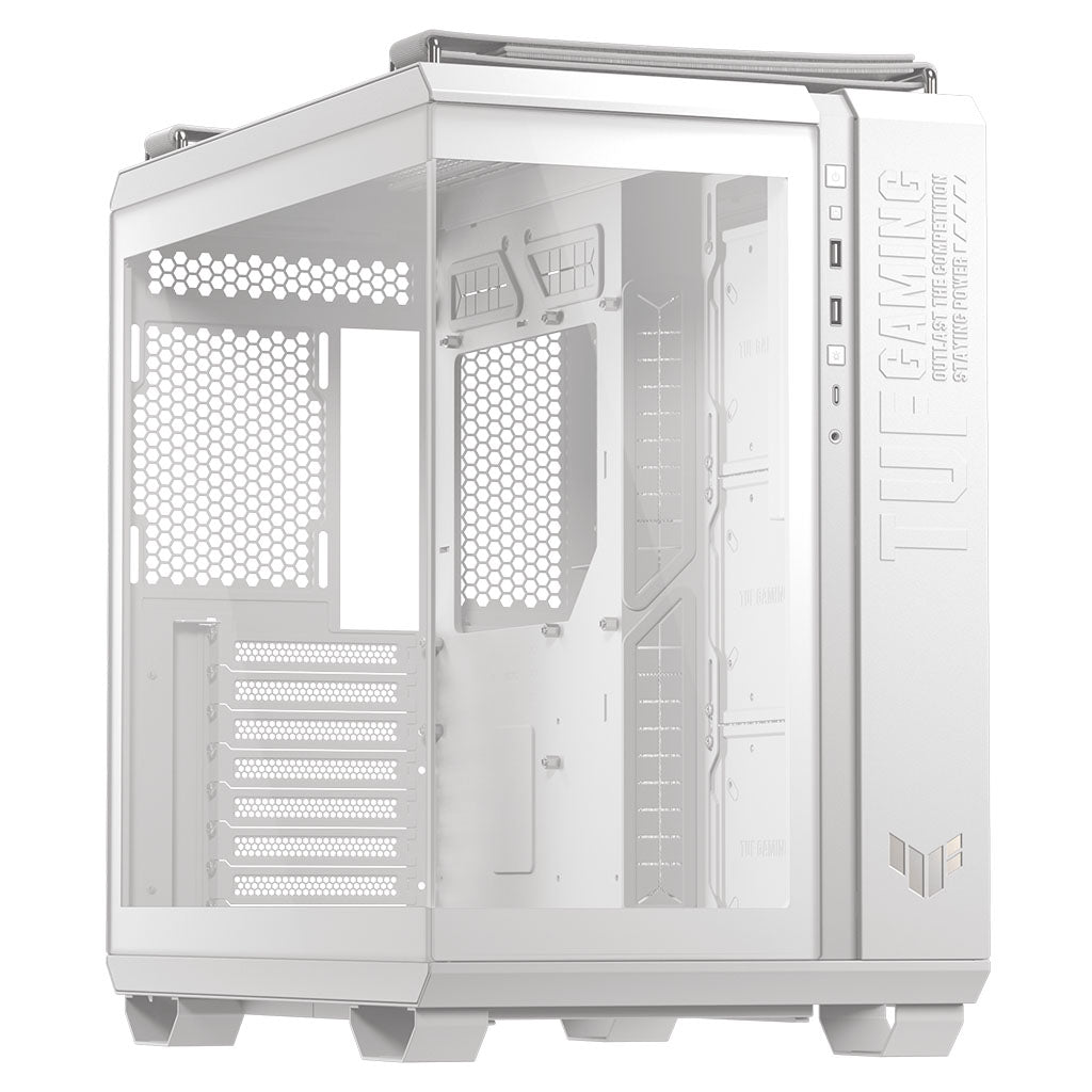 ASUS TUF Gaming GT502 Horizon Tempered Glass Mid-Tower ATX Case - White(TUF GAMING GT502 HORIZON WHITE) - 11