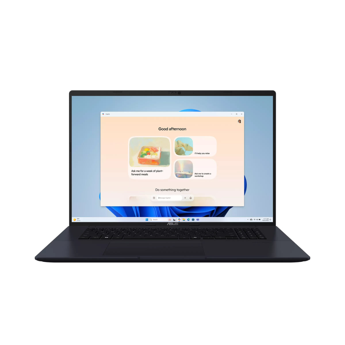 ASUS Vivobook 18 18" 144Hz AI Laptop - Ryzen 7 260 16GB 512GB SSD W11H (Quiet Blue)(M1807HA-S8026W) - 1