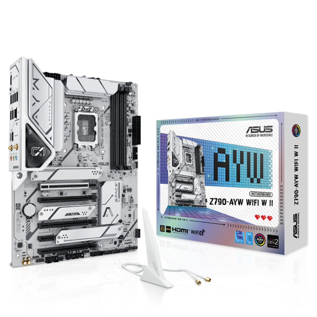 ASUS Z790-AYW WIFI W II LGA 1700 ATX Motherboard(Z790-AYW WIFI W II) - 1