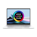 ASUS Zenbook 14 14" AI Laptop - Core Ultra 7 255H 16GB 512GB SSD W11H TS + Stylus (Foggy Silver)(UX3405CA-QL756W) - 1