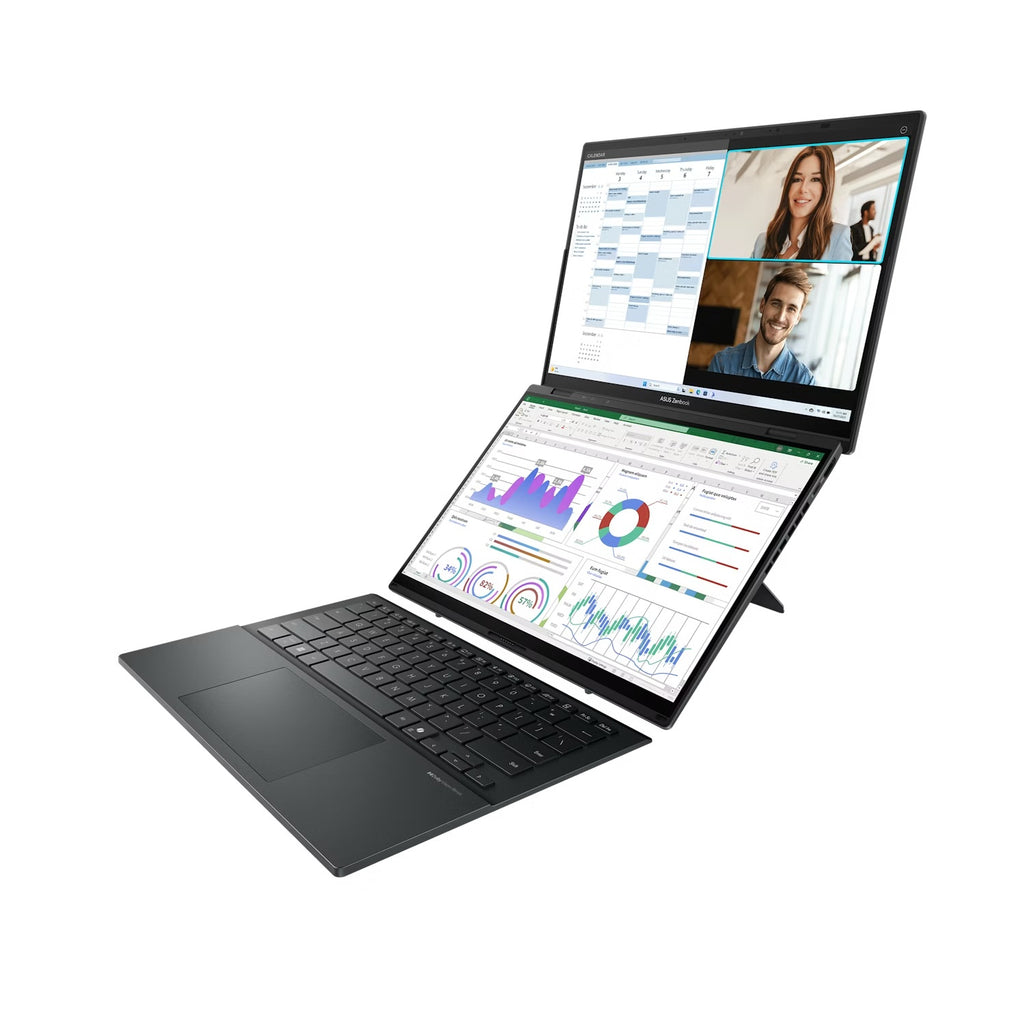 Asus ZenBook Duo UX8406 14" 3K OLED 120Hz 2-in-1 Laptop - Intel Core Ultra 9-285H, 32GB, 1TB, W11 Home(UX8406CA-PZ003W) - 1
