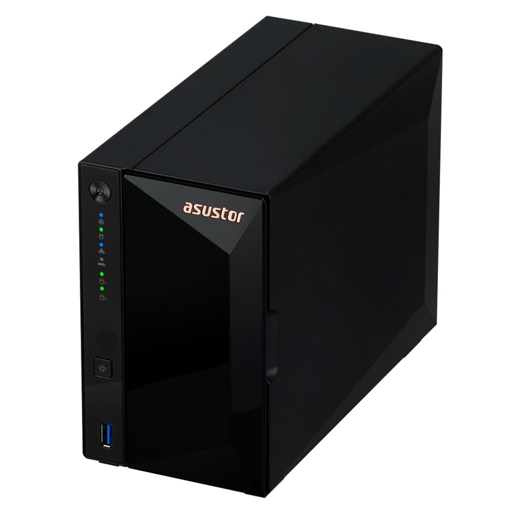 Asustor Drivestor 2 Pro AS3302T V2 2-Bay Diskless NAS Realtek RTD1619B Quad-Core CPU 2GB RAM(AS3302T V2) - 3