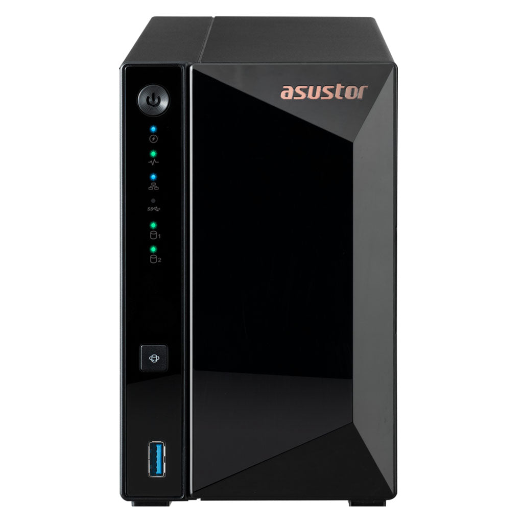 Asustor Drivestor 2 Pro AS3302T V2 2-Bay Diskless NAS Realtek RTD1619B Quad-Core CPU 2GB RAM(AS3302T V2) - 5