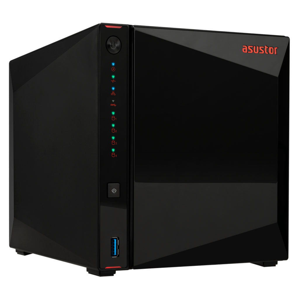 Asustor AS5404T 4-Bay Diskless NAS Celeron N5105 Quad-Core CPU 4GB RAM(AS5404T) - 1