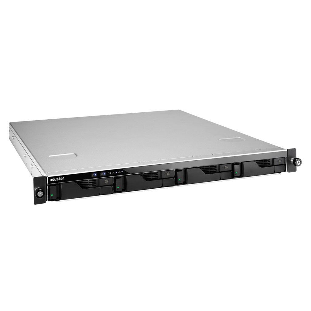 Asustor Lockerstor 4RD AS6504RD 4-Bay Diskless NAS ATOM C3538 Quad-Core CPU 8GB RAM(AS6504RD) - 4