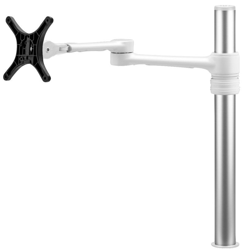 Atdec AF-AT Single Pole Articulated Arm Stand - White(AF-AT-SW) - 1