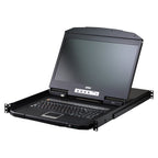ATEN 16 Port USB HDMI Single Rail Widescreen LCD KVM Console(CL3716NX) - 2