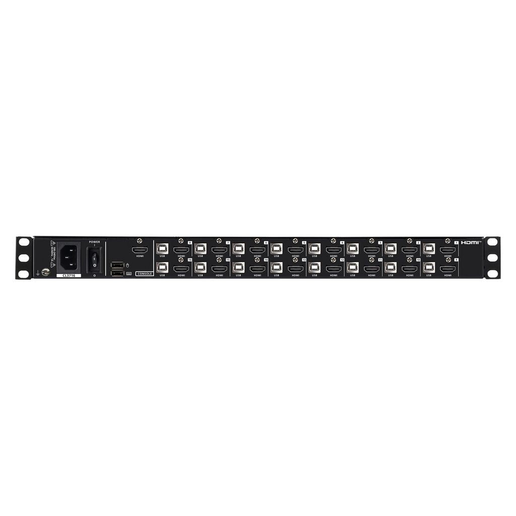 ATEN 16 Port USB HDMI Single Rail Widescreen LCD KVM Console(CL3716NX) - 3