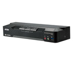 ATEN 2-Port 4K DisplayPort Dual Display Mini-Matrix Boundless KVM Switch(CM1942) - 1