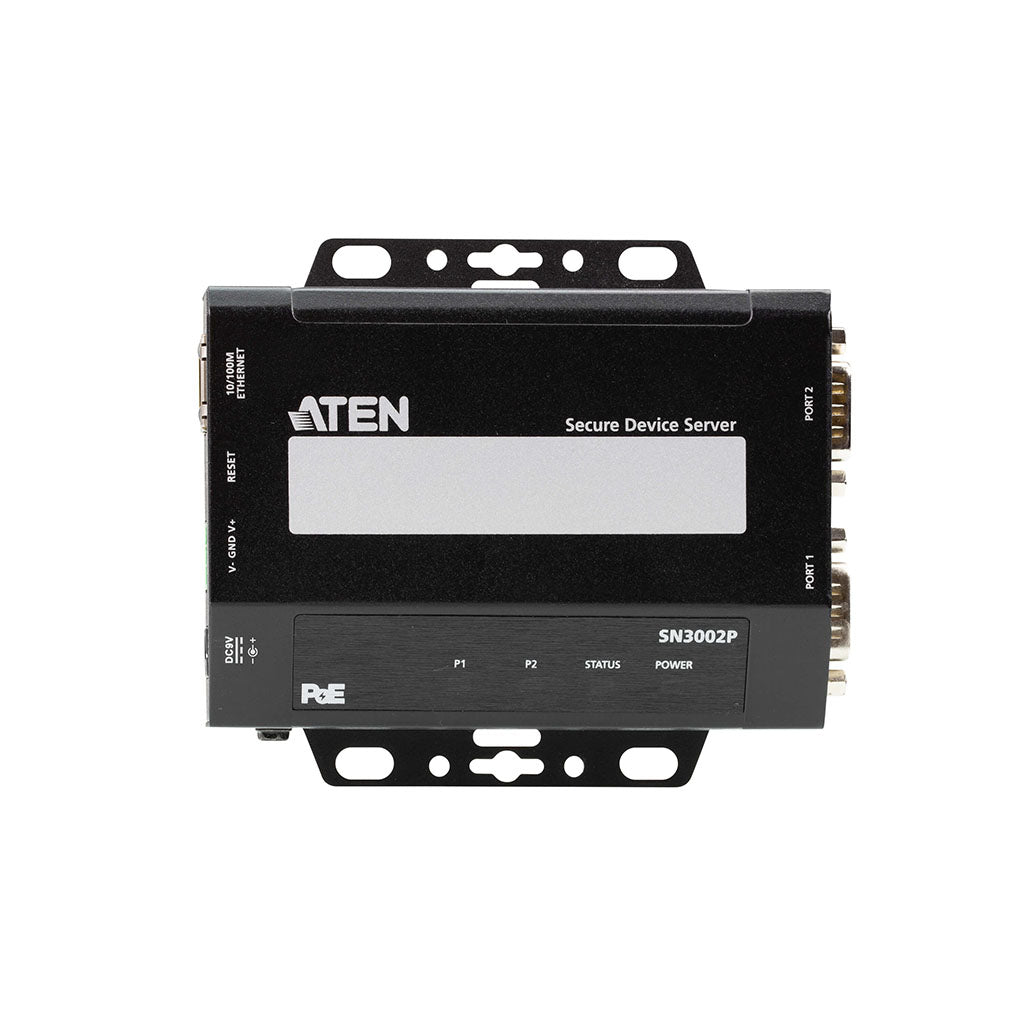 ATEN 2-Port RS-232 Secure Serial Device Server with PoE(SN3002P) - 3