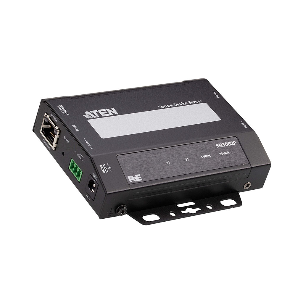 ATEN 2-Port RS-232 Secure Serial Device Server with PoE(SN3002P) - 2