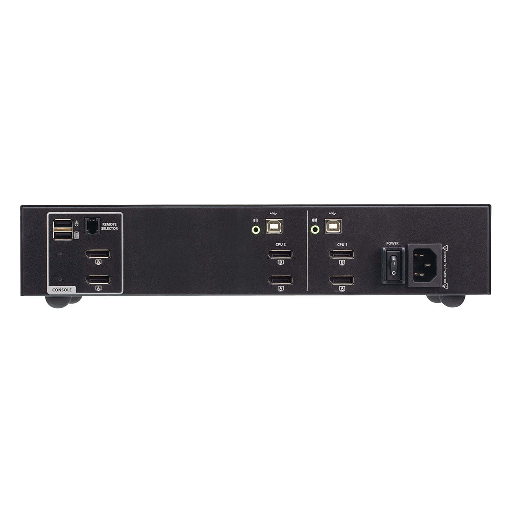 ATEN 2-Port USB DisplayPort Dual Display Secure KVM Switch(CS1142DP4) - 2