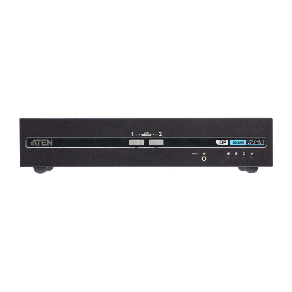 ATEN 2-Port USB DisplayPort Dual Display Secure KVM Switch(CS1142DP4) - 1