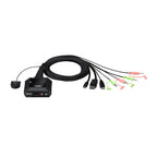 ATEN 2-Port USB-C DisplayPort Hybrid Cable KVM Switch(CS52DP) - 1