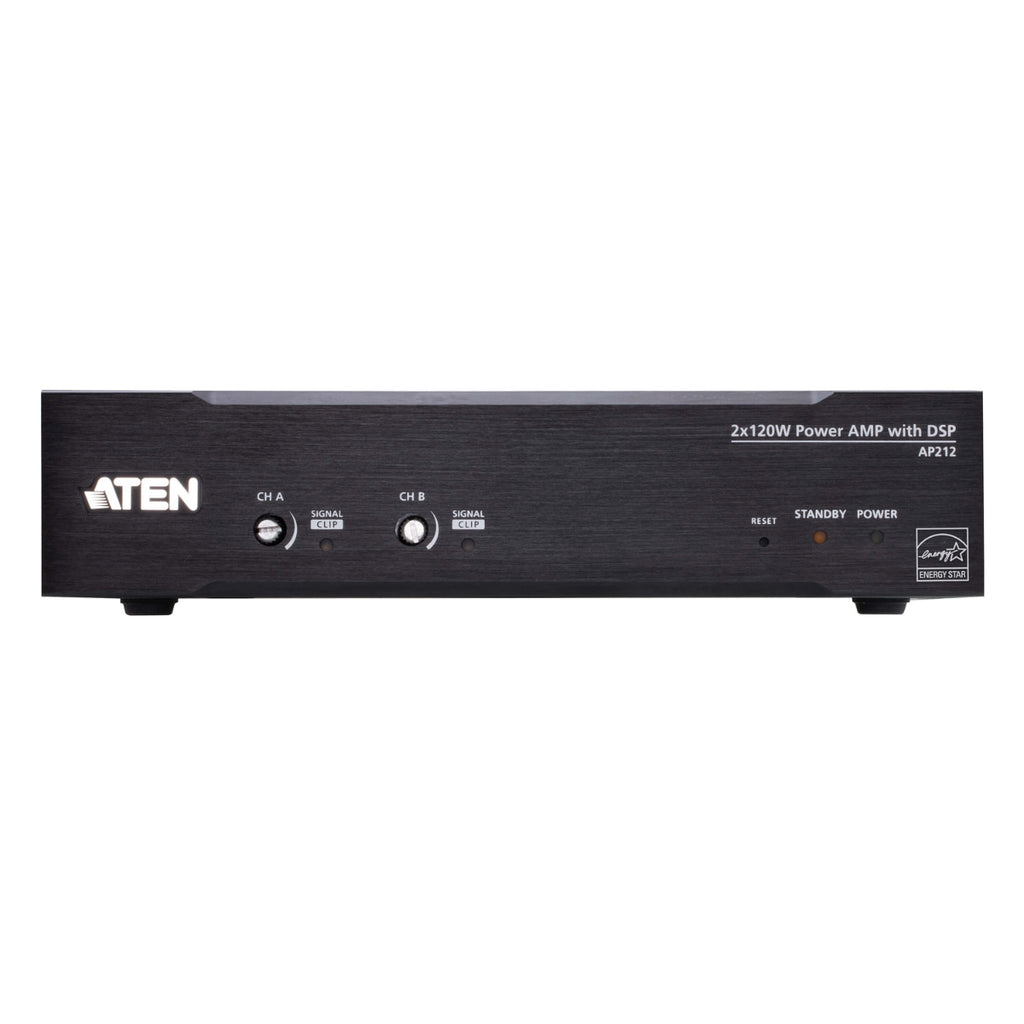 ATEN 2x 120W Power Amplifier with DSP Supports Balanced/Unbalanced Line Level Inputs(AP212) - 2