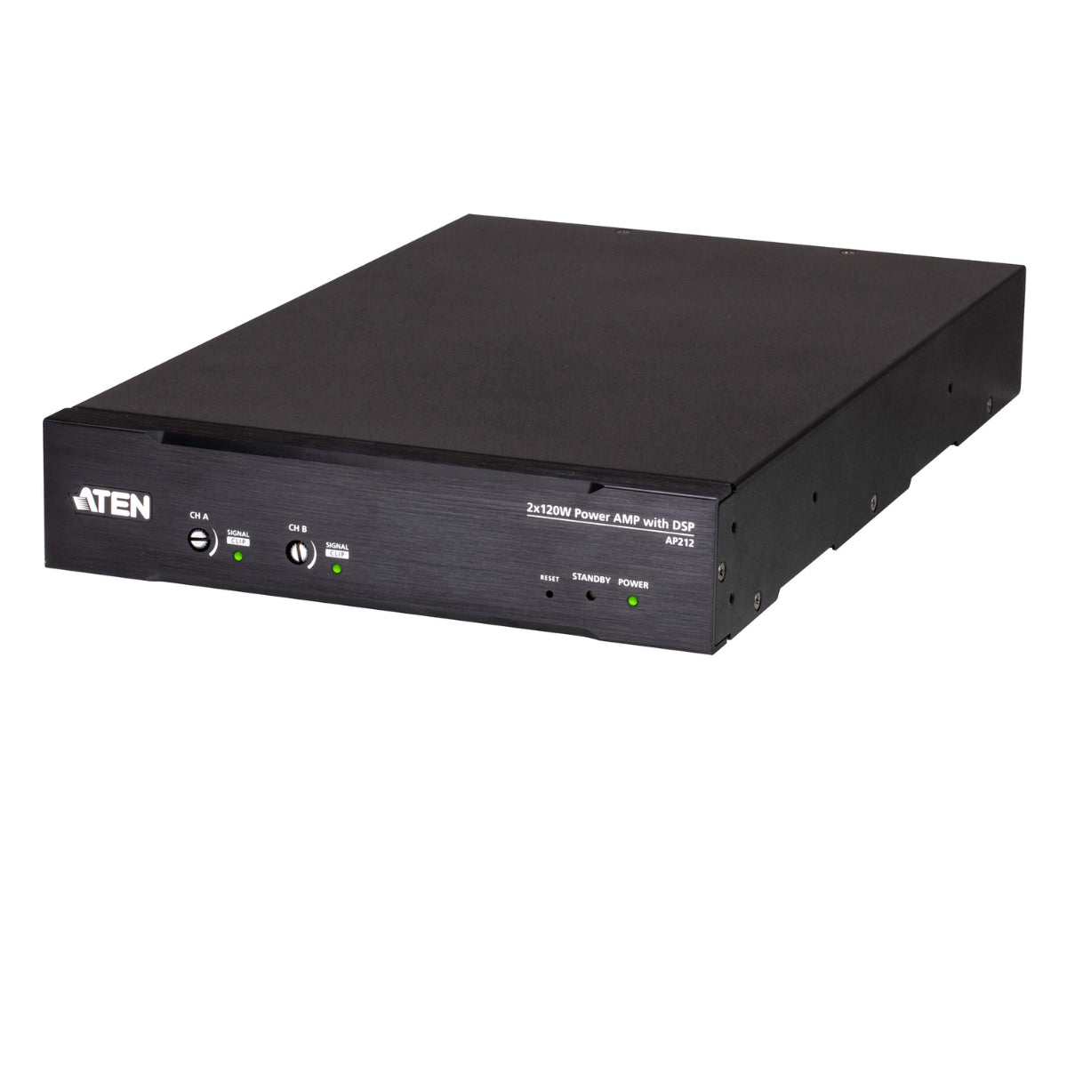 ATEN 2x 120W Power Amplifier with DSP Supports Balanced/Unbalanced Line Level Inputs(AP212) - 1