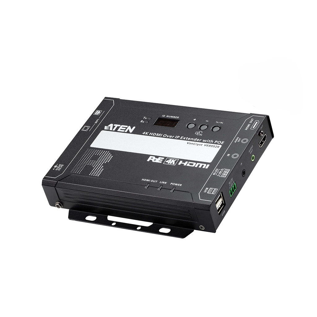 ATEN 4K HDMI over IP Receiver with PoE(VE8952R) - 1
