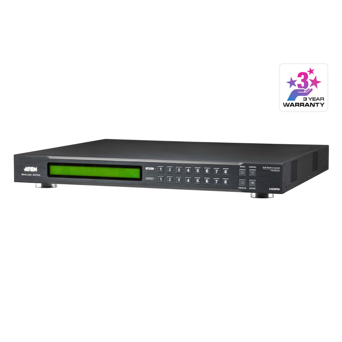 ATEN 8 x 8 HDMI Matrix Switch with Scaler/Seamless Switching/Framesync & Intuitive Web(VM5808HA) - 2
