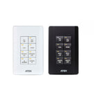 ATEN 8-Button Keypad with 1 Gang US Wall Plate - Black(VK108US1) - 1