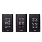 ATEN 8-Button Keypad with 1 Gang US Wall Plate - Black(VK108US1) - 3