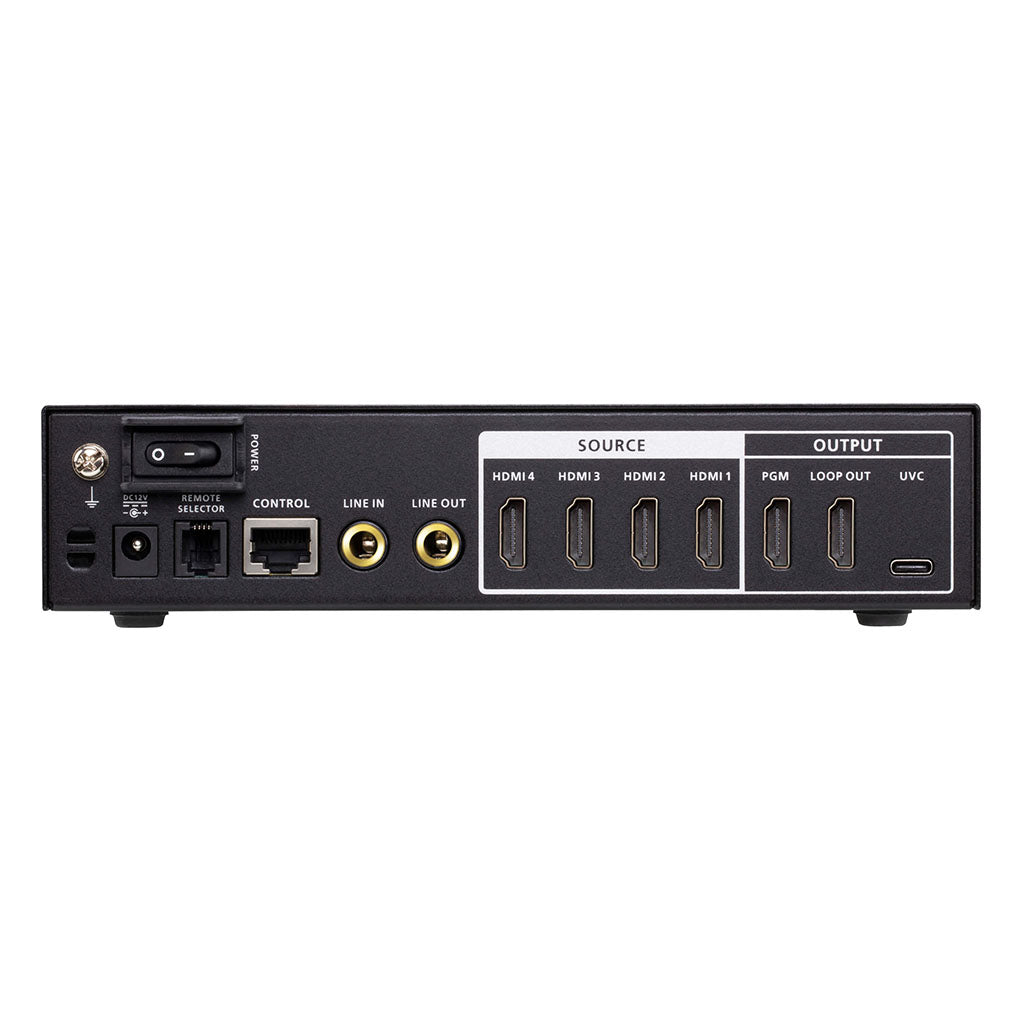 ATEN CAMLIVE PRO 4K 4-Input HDMI to USB Video Switcher(UC3430) - 2